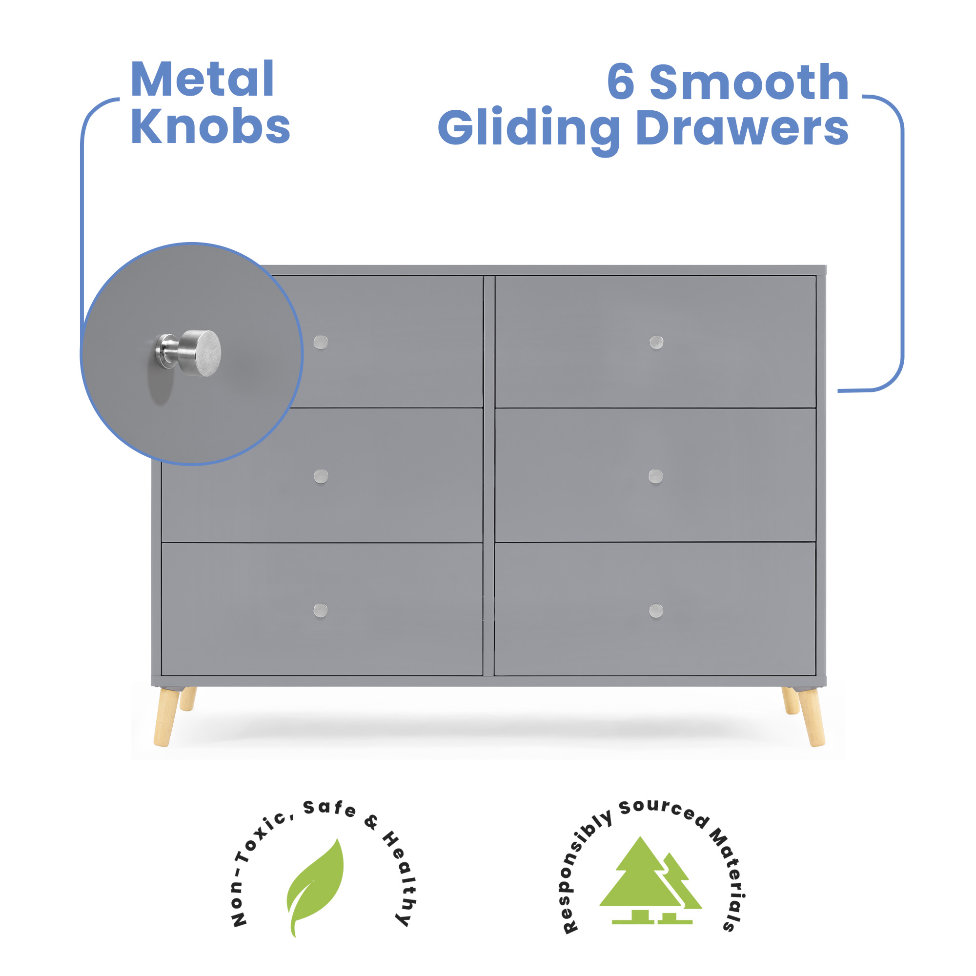 draw drawersレオタードパイルTシャツ Juliette 6 Drawer Dresser with Changing Top - Delta Children